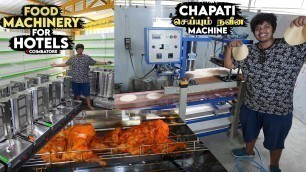 'Food Machinery Tour - Chapathi seyyum Naveena Machine -Lakshmi Food Machinery, Coimbatore'