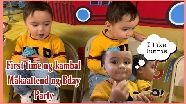 'FIRST TIME MAKAATTEND NG BDAY PARTY NG KAMBAL | NILANTAKAN ANG PINOY FOOD | FILIPINA AMERICAN FAMILY'