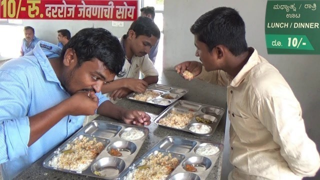 'Best Quality Cheapest Lunch in Mysore @ 10 Rs | Curd Rice & Dal Rice | People Crazy 2 Eat'