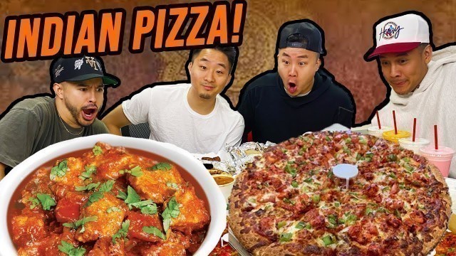 'TRADITIONAL vs MODERN INDIAN FOOD (Punjabi Pizza!) | Fung Bros'