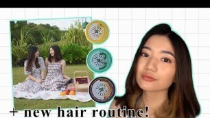 'PICNIC WITH ME!! + Garnier Fructis Hair Food review'