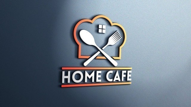 'Home Recipe logo|| home cafe logo design||kitchen logo||food logo design||cooking logo design||'