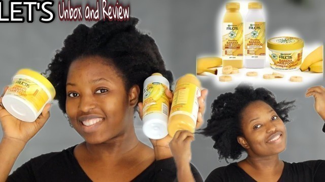 'GARNIER 3 In 1 hair food on a TYPE 4 NATURAL HAIR'