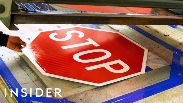 'How NYC’s Stop Signs Are Made  | The Making Of'