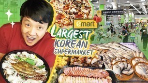 'Brunch at The LARGEST KOREAN SUPERMARKET! Emart FOOD REVIEW'