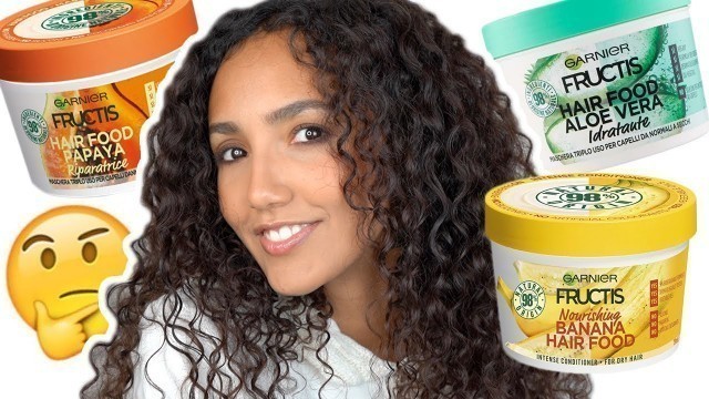 'COME USARE GLI HAIR FOOD di Garnier: Aloe, Banana e Papaya | Fra Low'