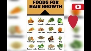 'Which Foods to Avoid to Decrease in Hair Growth|Best Food to Increase Hair Growth Naturally#HairGrow'