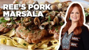 'Ree Drummond\'s Pork Marsala with Mushrooms | The Pioneer Woman | Food Network'