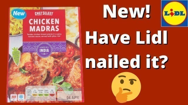 'LIDL | CHEF SELECT | CHICKEN MADRAS | FOOD REVIEW'