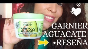 '⏩Reseña Garnier Hair Food Aguacate