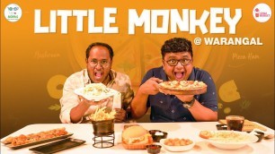 'LITTLE MONKEY, Warangal | Best Pizzas and Pasta | Food Monks | Chai Bisket'