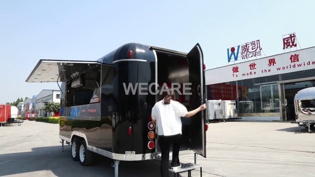 'Quality design hotdog food truck street food trailer cart for customization'