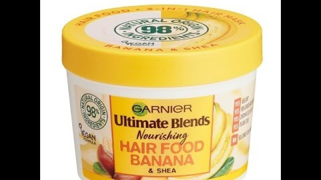 'Garnier Ultimate Blends Hair Food Banana 3-in-1 Dry Hair Mask REVIEW!'