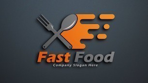 'Professional food logo design - photoshop tutorial'