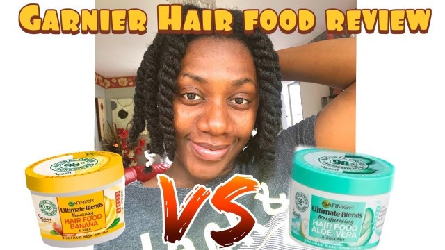 'Garnier Ultimate Blends Hair Food 3 in 1: Banana VS Aloe Vera on #Type4 Hair'