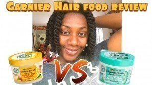 'Garnier Ultimate Blends Hair Food 3 in 1: Banana VS Aloe Vera on #Type4 Hair'