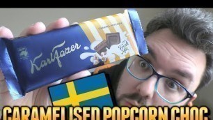 'Karl Fazer Caramelised Popcorn Chocolate Review (Sweden!)'