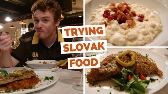 'Slovak Food Review - 5 Things to try in Bratislava, Slovakia'