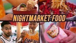 'BEST DISHES AT THE BIGGEST ASIAN NIGHT MARKET IN AMERICA! | Fung Bros'