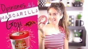 'OPINIONES de la mascarilla  HAIR FOOD GOJI de Garnier'