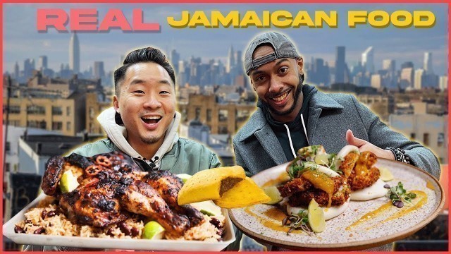 'REAL Jamaican Food TOUR in NEW YORK (Jerk Chicken, Ackee Salt Fish, Beef Patty)'