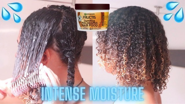 'Garnier Fructis Hair Food Review and Demo | Fine 3C Hair'