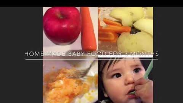 'Baby food for 3 months'