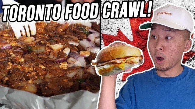 'EATING FOOD FROM 10 COUNTRIES TOUR IN CANADA! - Toronto Food Crawl!'