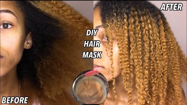 'DIY HAIR MASK WITH BABY FOOD | CONDITIONING, GROWTH & STRENGTH!'