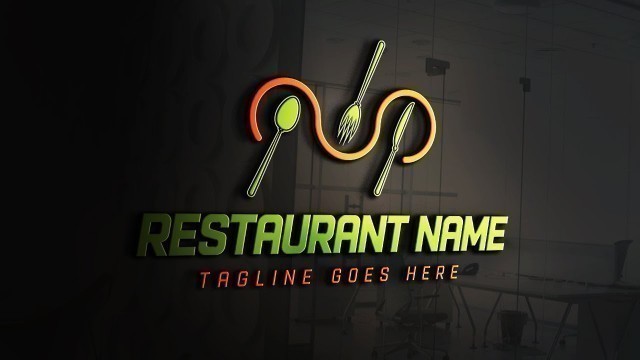 'Restaurant Logo Design Illustrator | Logo Design Process | Food Logo Design Illustrator'