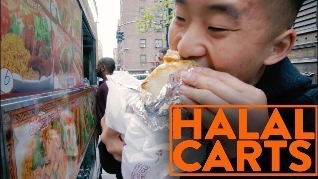 'HALAL FOOD CART IN NYC (WE EAT THE WHOLE MENU) - Fung Bros Food'