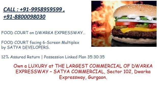 '9958959599, satya food court sector 102, satya commercial sector 102 food court'