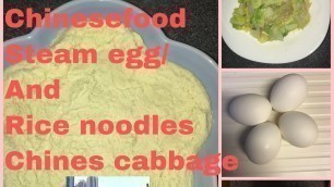 'How to steam eggs  chines food'