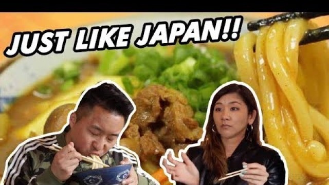 'THE MOST JAPANESE UDON EXPERIENCE IN AMERICA! Marugame Udon | Fung Bros'