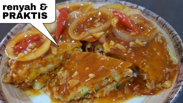 'RESEP FU YUNG HAI ASAM MANIS / TELUR DADAR UDANG ALA CHINES FOOD'