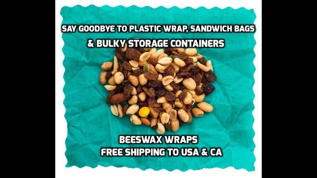 'Beeswax Wraps | Say Goodbye to Plastic Wrap check Reusable Food Wraps'