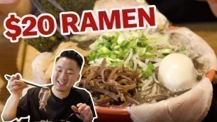 'IS $20 TONKOTSU RAMEN WORTH IT?! | Fung Bros'