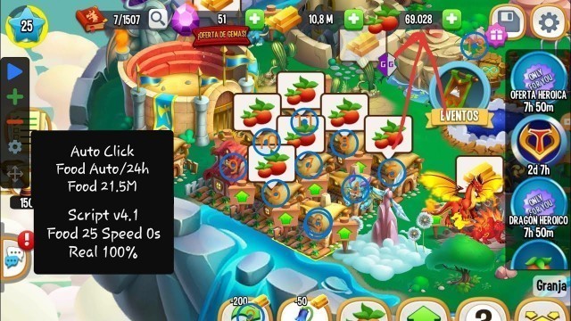 'Dragon City Food Auto Game Guardian Script v4.1 2021'