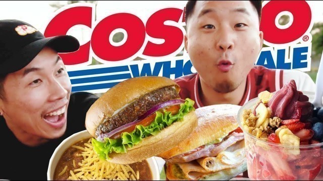 'TRYING COSTCO\'S NEW FOOD COURT MENU (No More Polish! Acai Bowl, Burgers) | Fung Bros'