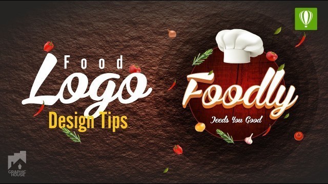 'Coreldraw Tutorial | Food Logo Design Coreldraw  ||  #Graphic House'