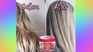 'Garnier Ultimate Blends Goji Hair Food 3-in-1 Coloured Hair Mask Unboxing And Reviewing'