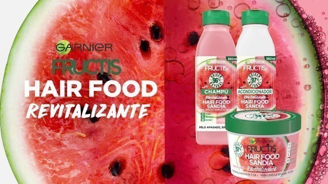 'FRUCTIS HAIR FOOD sandía champú revitalizante'