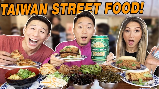 'TAIWANESE Snacks and Drinking Games! (Street Food)'