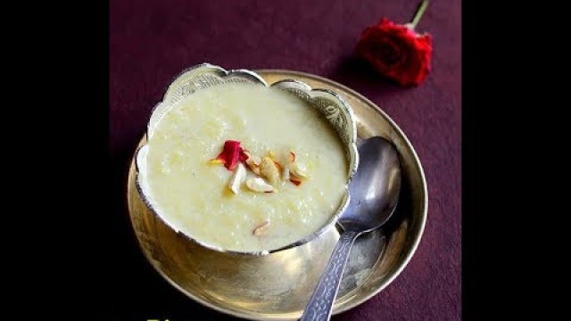 'How To Make Rice Kheer Recipe Without Condensed Milk - Chawal Ki Kheer Recipe'