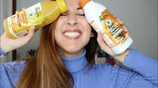 'GARNIER HAIR FOOD CHAMPÚ Y ACONDICIONADOR  ¿SON REALMENTE BUENOS?'