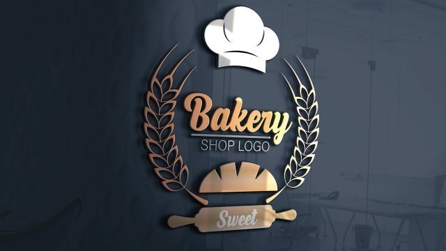 'How to Create Bakery logo design illustrator||Food logo design||Food shop logo||Rasheed RGD'