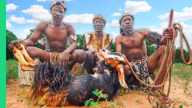 'RARE Zimbabwe Tribal Food!! From Giraffes to Goats!!'