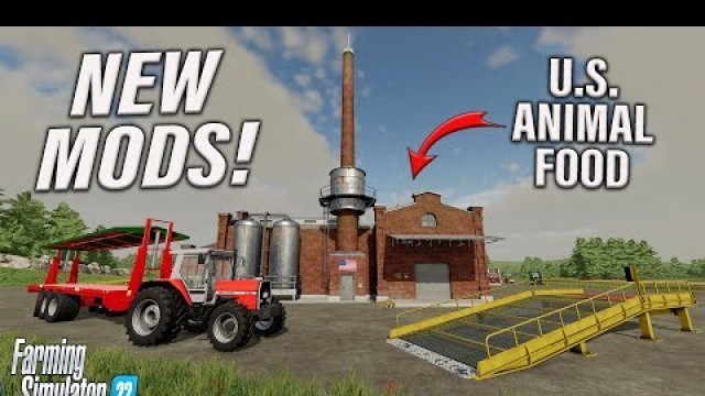 'U.S. ANIMAL FOOD! FS22 | NEW MODS! | (Review) Farming Simulator 22 | PS5 | 30th March 2022.'