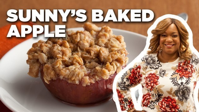 'Sunny Anderson\'s Baked Apples with Crisp Topping | Cooking For Real | Food Network'