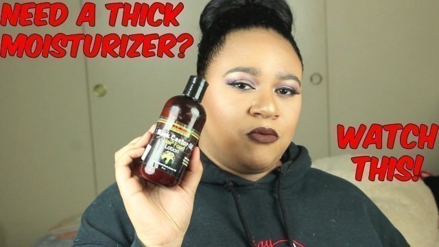 'It\'s A Black Thang Black Castor Oil Hair Food Lotion Review |StartingSomethingBeautiful'